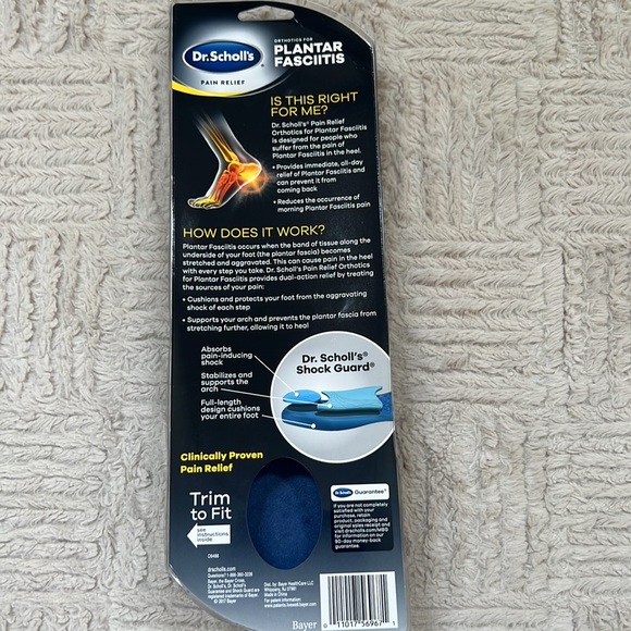 Dr. Scholl’s Plantar Fasciitis Pain Relief Orthotics, Men's Trim to Fit: 8-13 - Picture 7 of 16